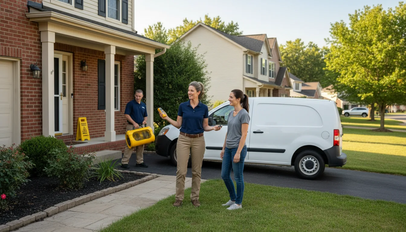 Water restoration image for Water Damage & Restoration Services in Wharton, NJ